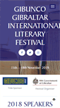Mobile Screenshot of gibraltarliteraryfestival.com